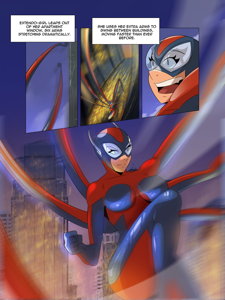 Full color comic page by Leonardo Pinto