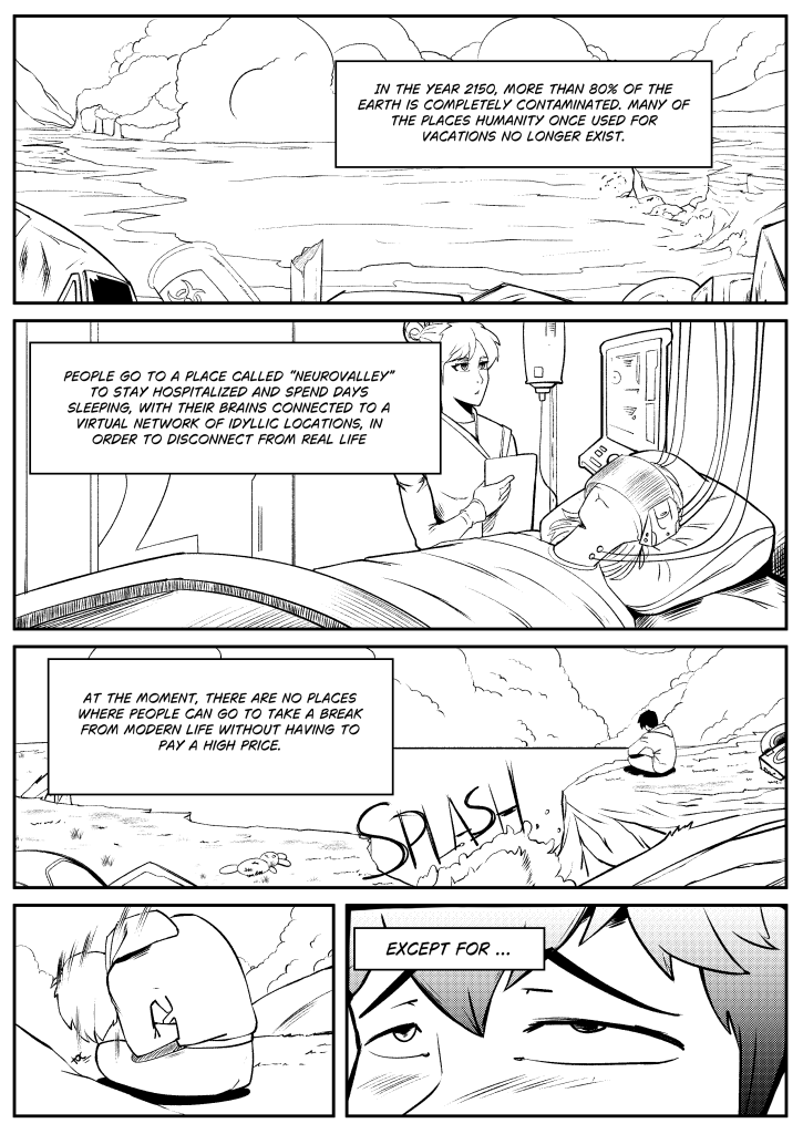 Manga page 1 by Leonardo Pinto