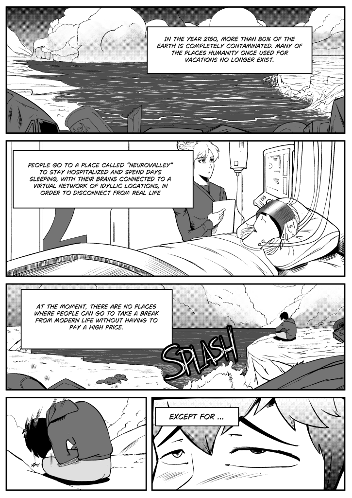 Manga page 1 by Leonardo Pinto
